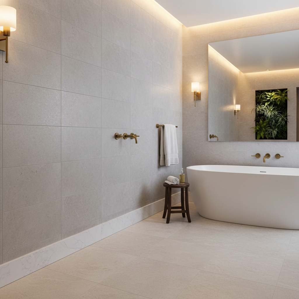 Baseboard Trim - Bathroom