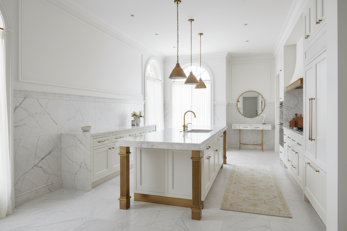 Bianco Dolomiti Milano Molding – Kitchen