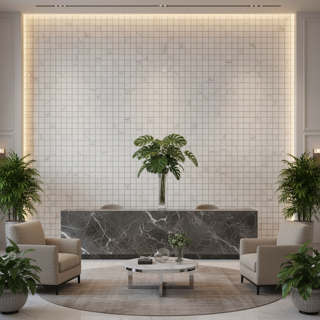 Bianco Dolomiti Mosaic - Hotel Lobby