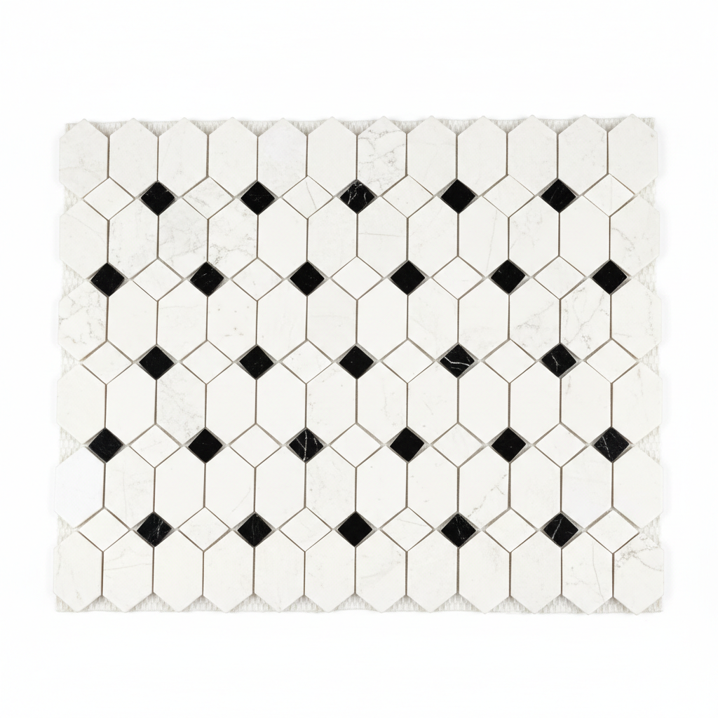 Bianco Dolomiti Octave Long Octagon w/ Black – Featured