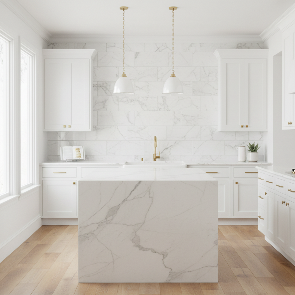 Deep-Beveled Tile - Kitchen
