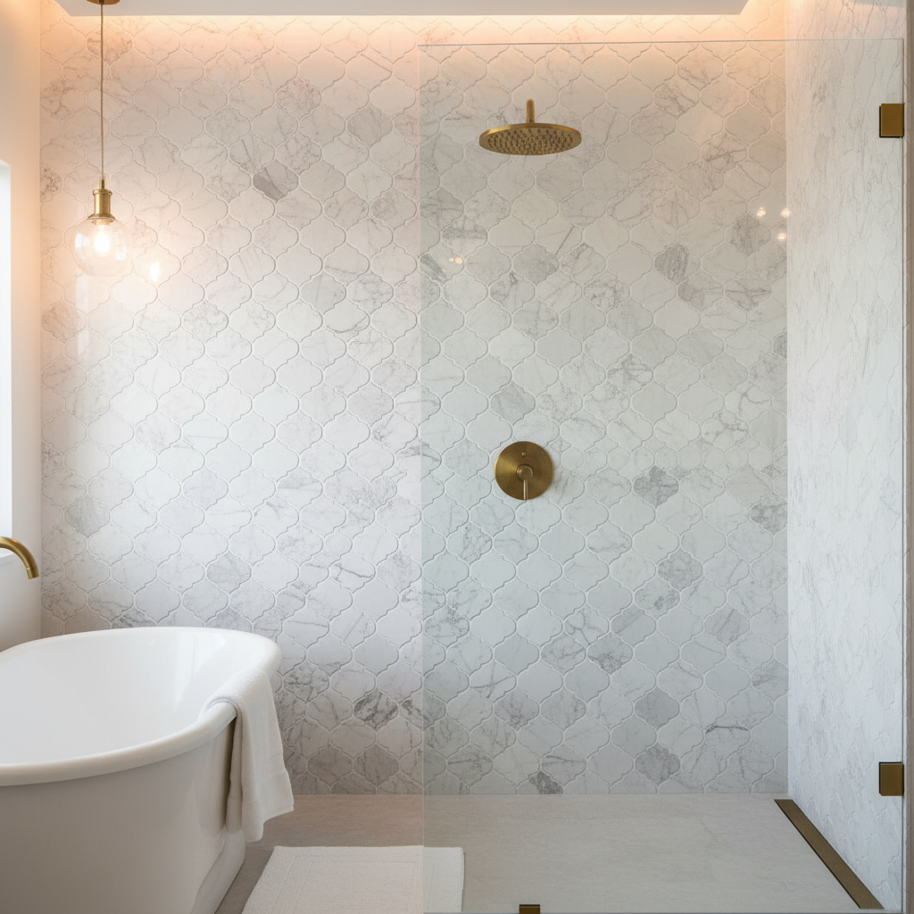 Lantern Mosaic 3" - Bathroom