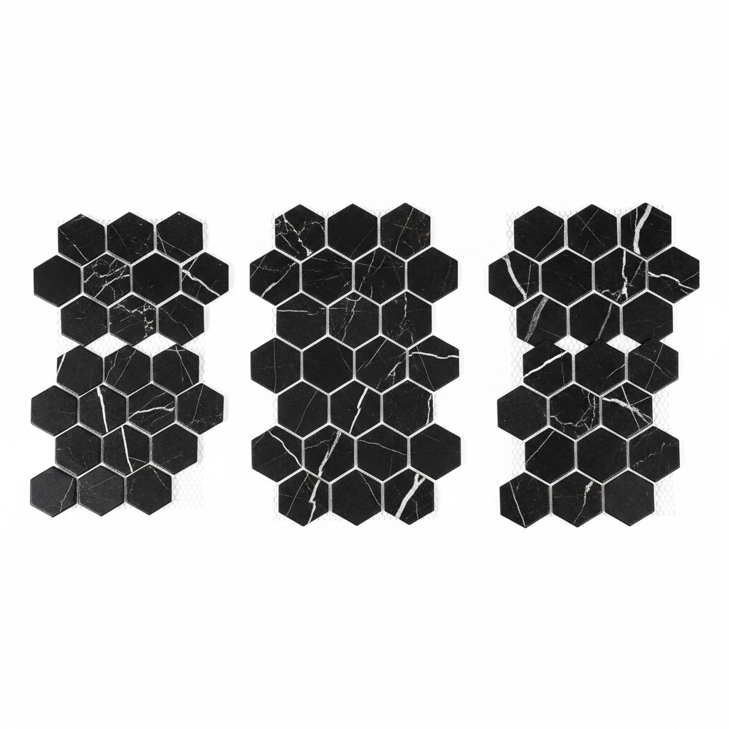 Nero Marquina Hexagon Mosaic – Featured