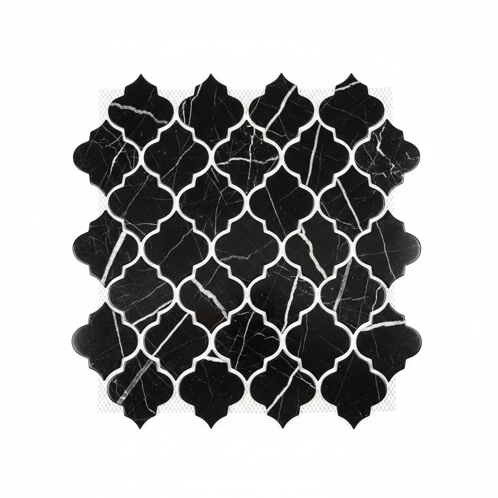 Nero Marquina Lantern Mosaic – Featured
